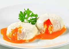 poached eggs are a delicious and healthy breakfast