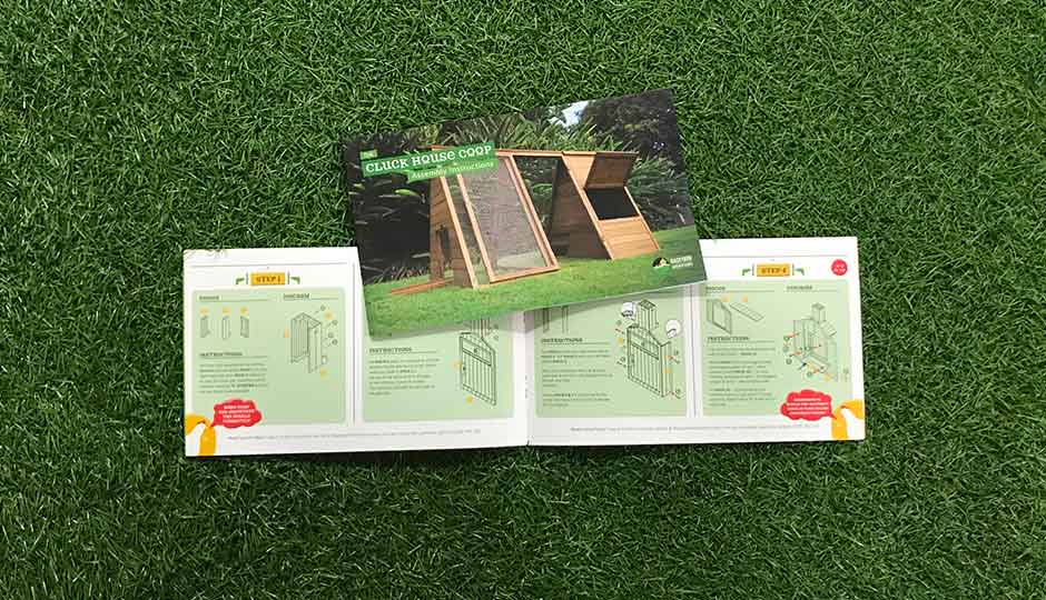 cluck house chicken coop colour assembly instructions