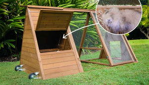 outdoor hoppy hotel hutch for rabbits