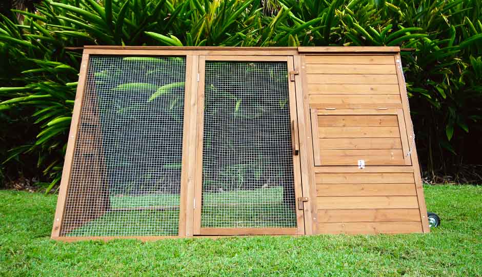hoppy hotel outdoor rabbit hutch