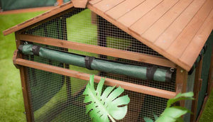 taj mahal shade cloth rolled up side view