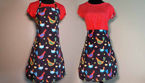 Ladies Chicken Apron - Limited Edition Print